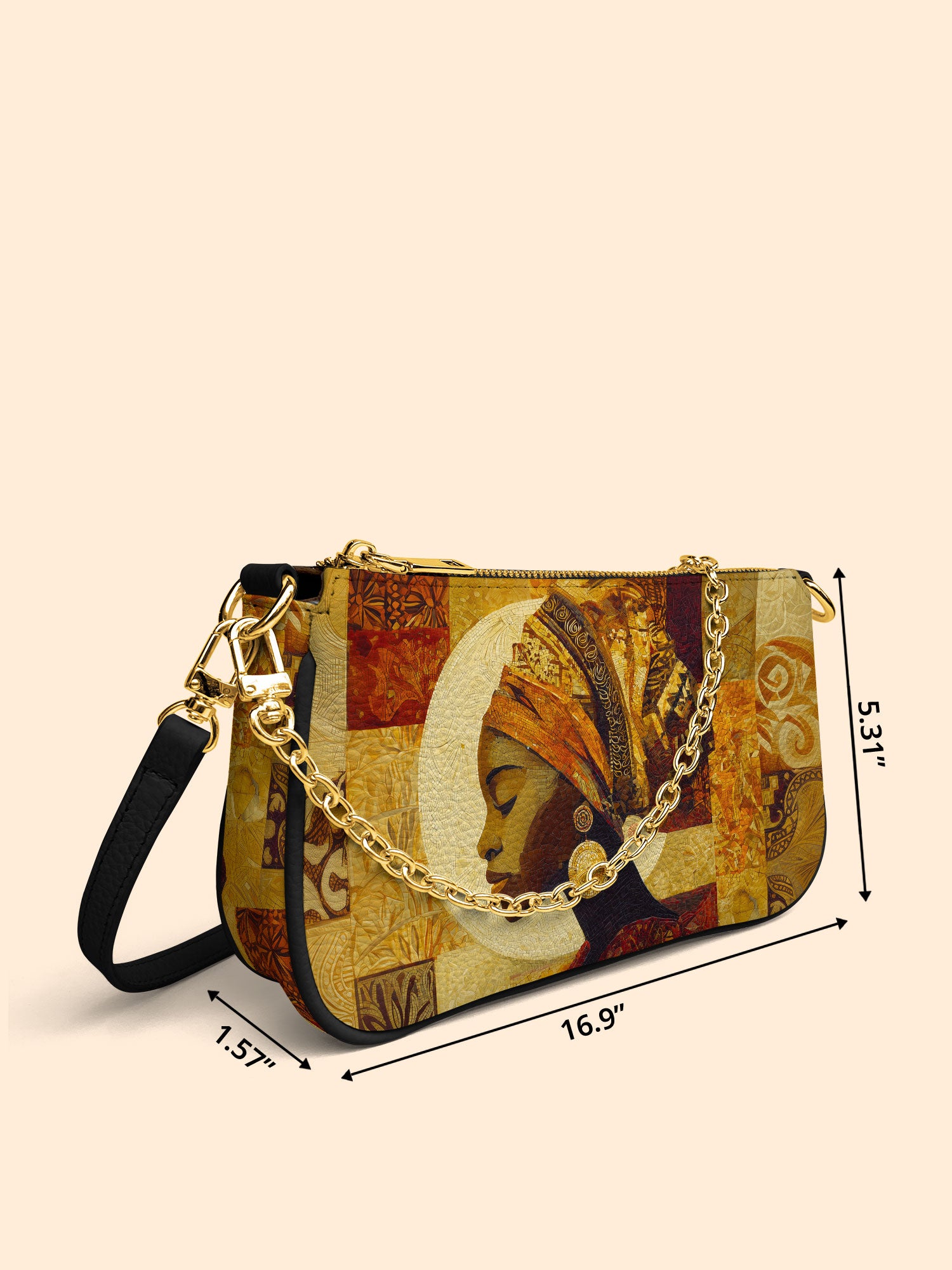 Afro Essence Classic Zip Pochette QR0TD059