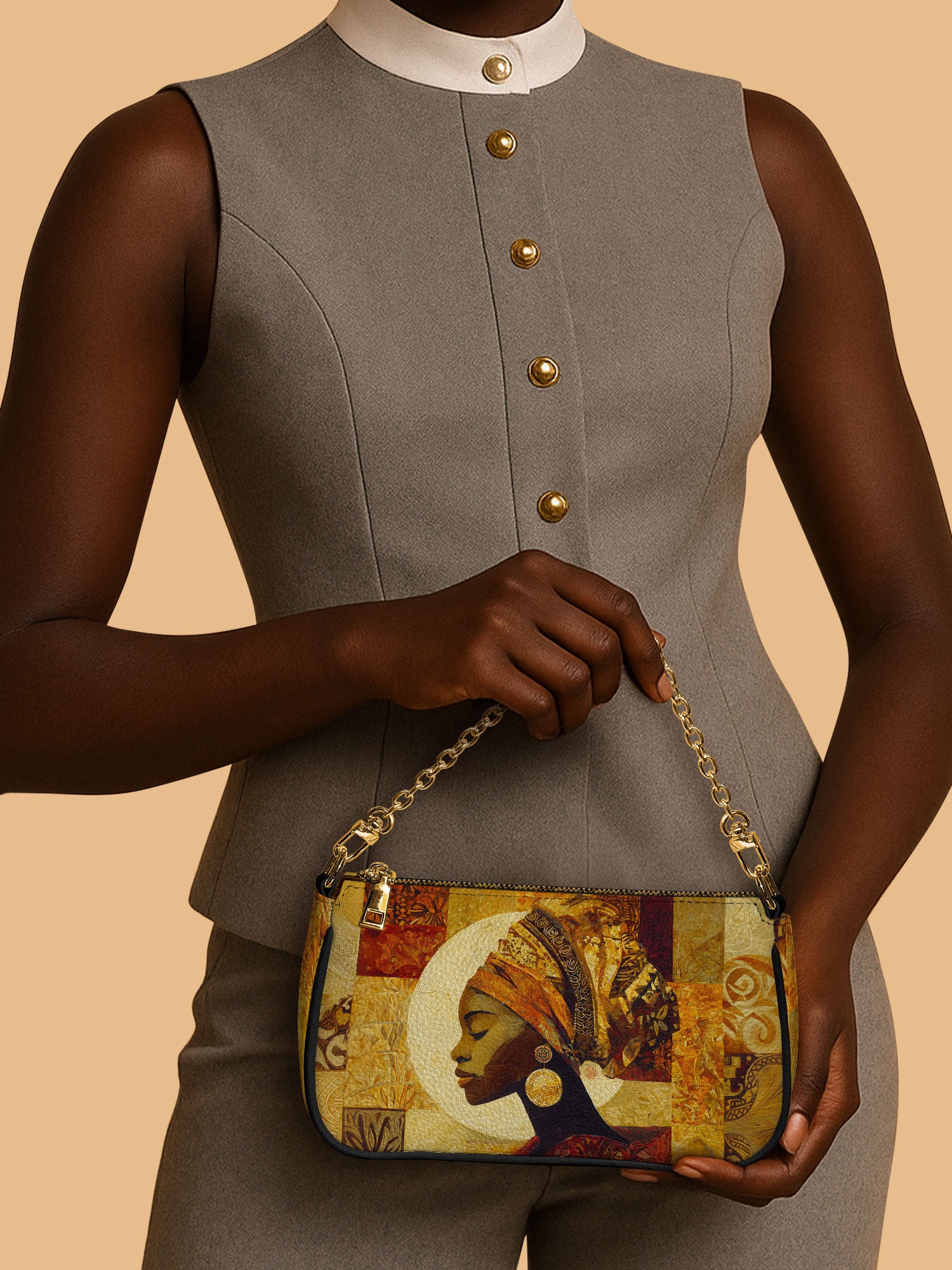 Afro Essence Classic Zip Pochette QR0TD059