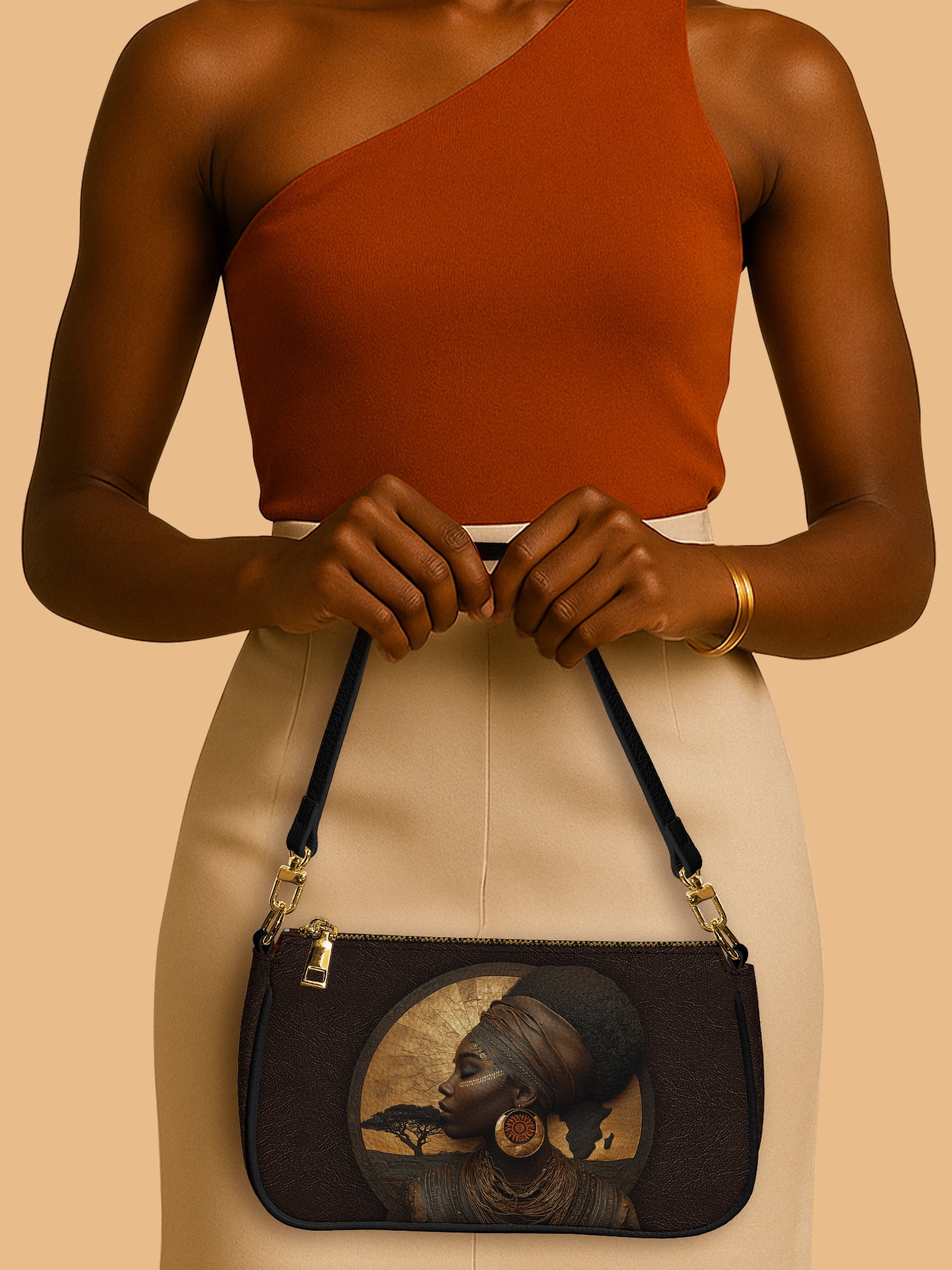 Africa's Spirit Classic Zip Pochette QR0TD060