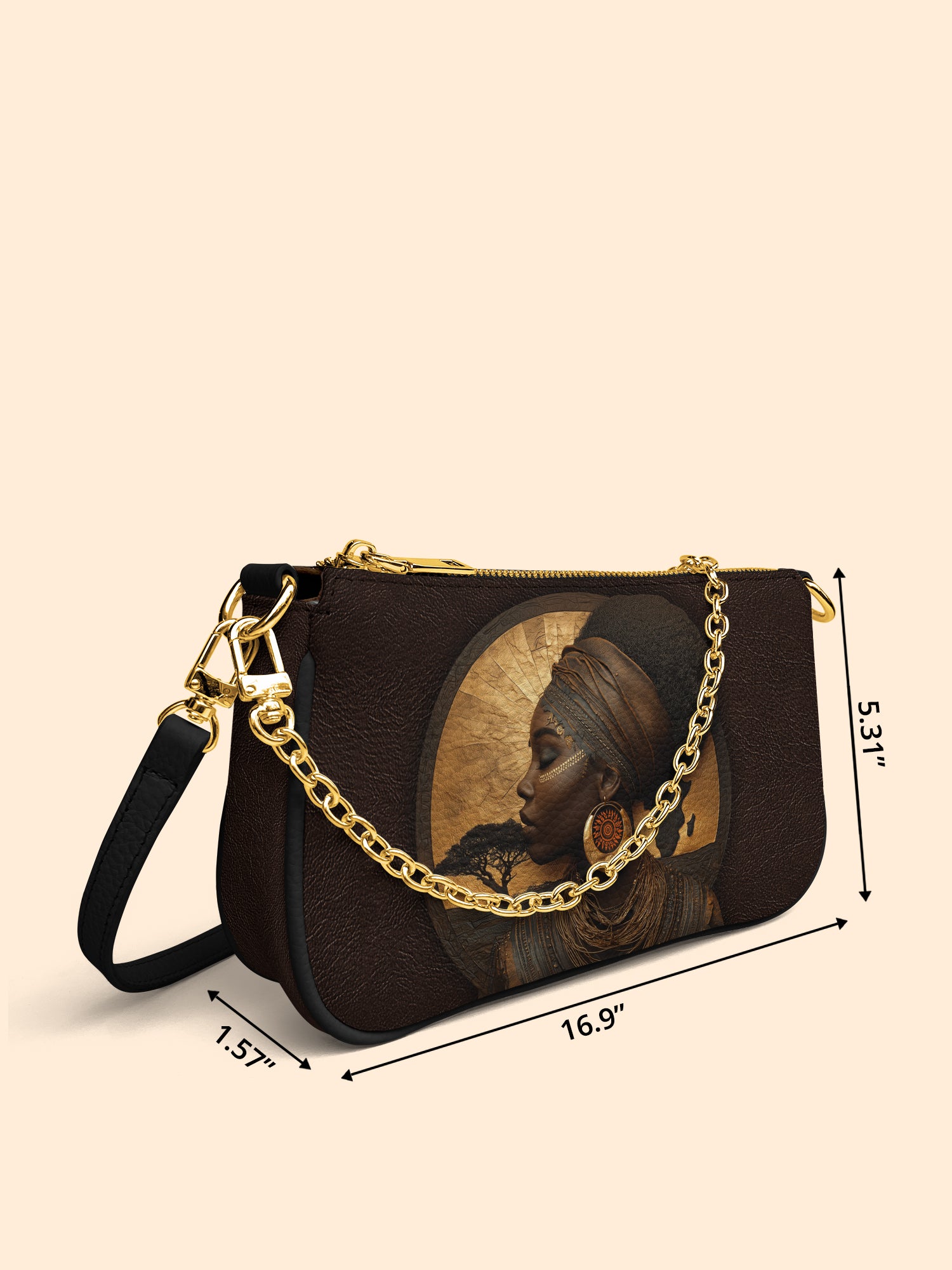 Africa's Spirit Classic Zip Pochette QR0TD060