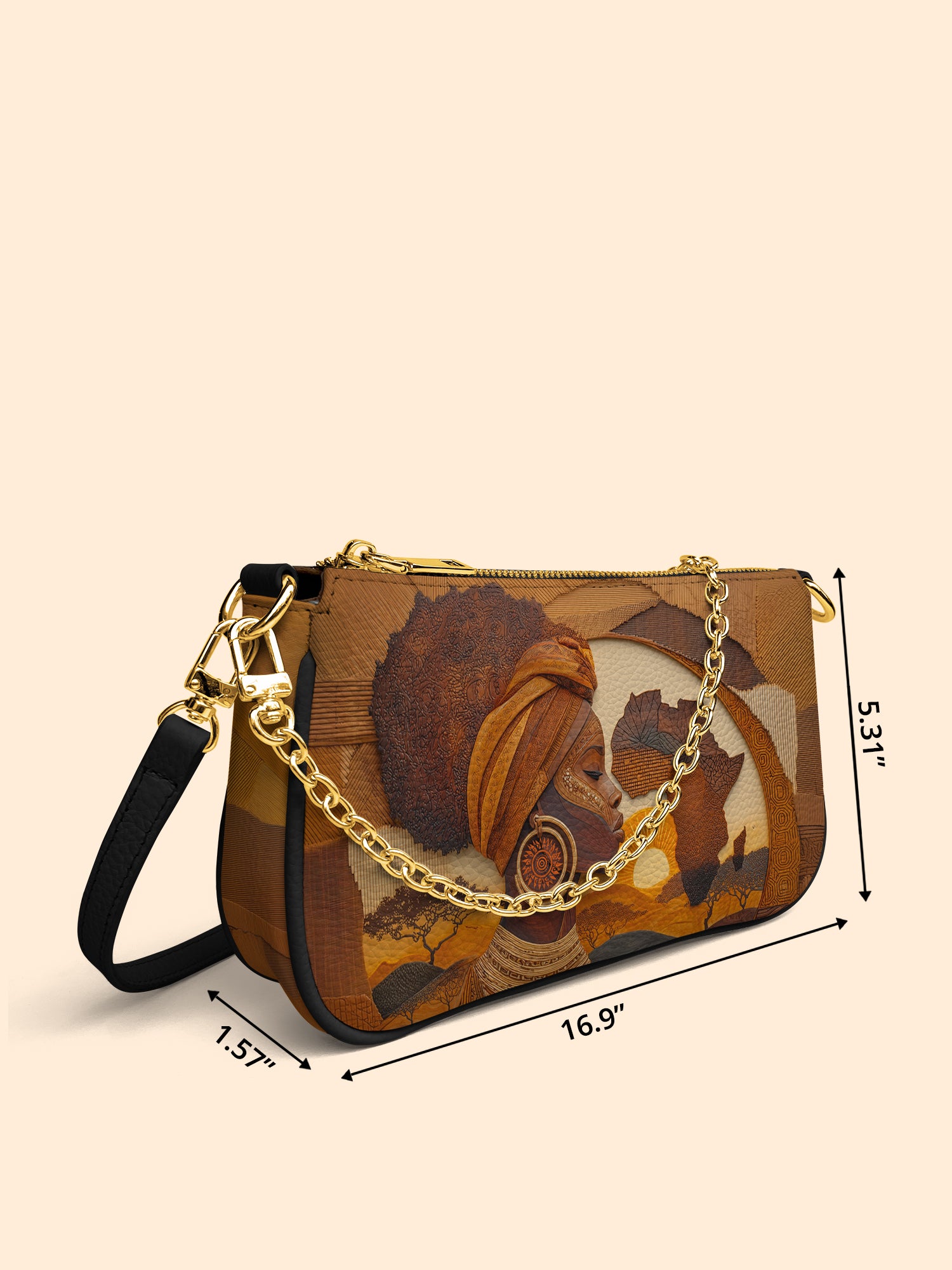 Roots of Africa Classic Zip Pochette QR0TD062