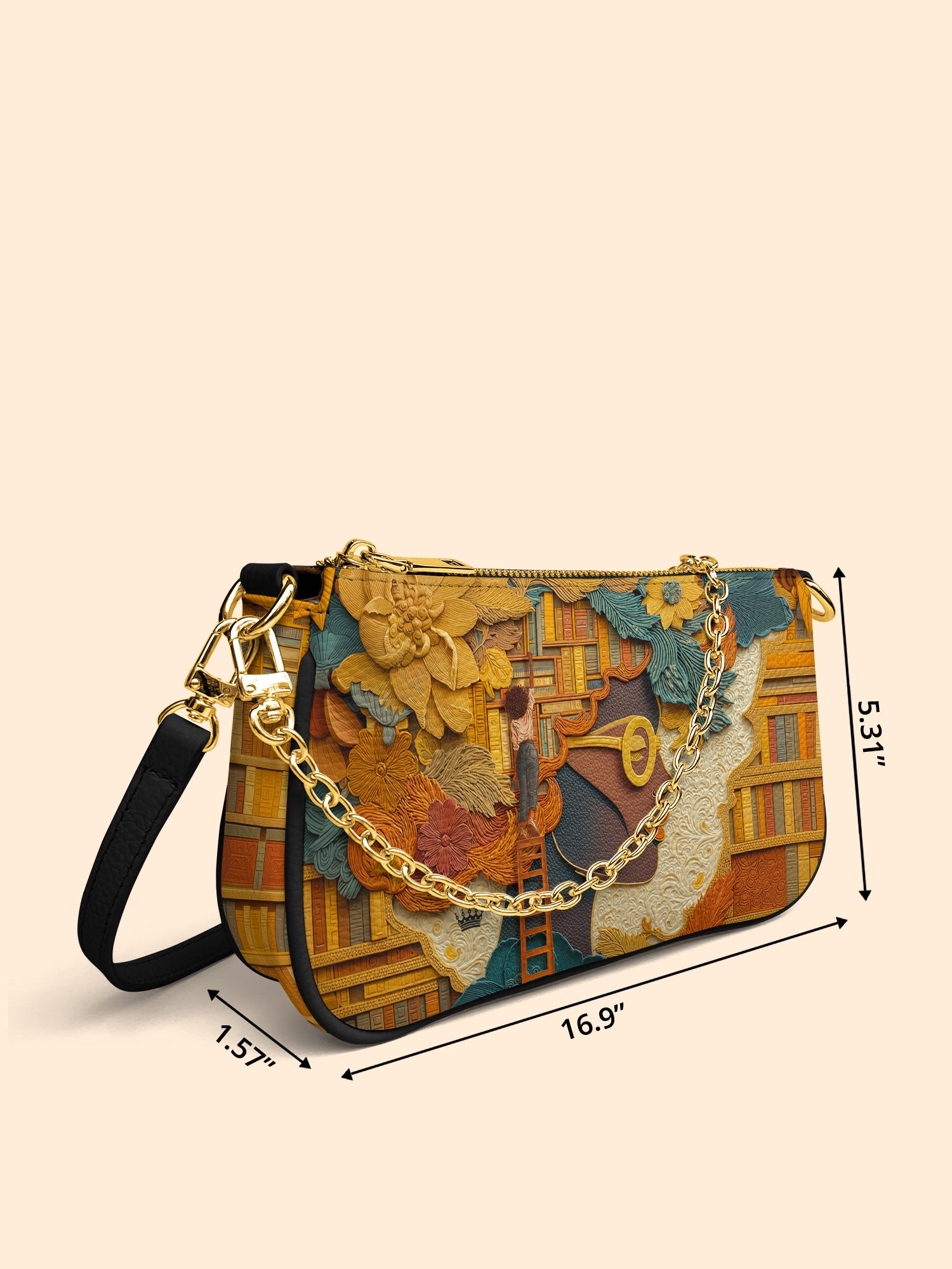 Bound by Knowledge Classic Zip Pochette QR0TD061