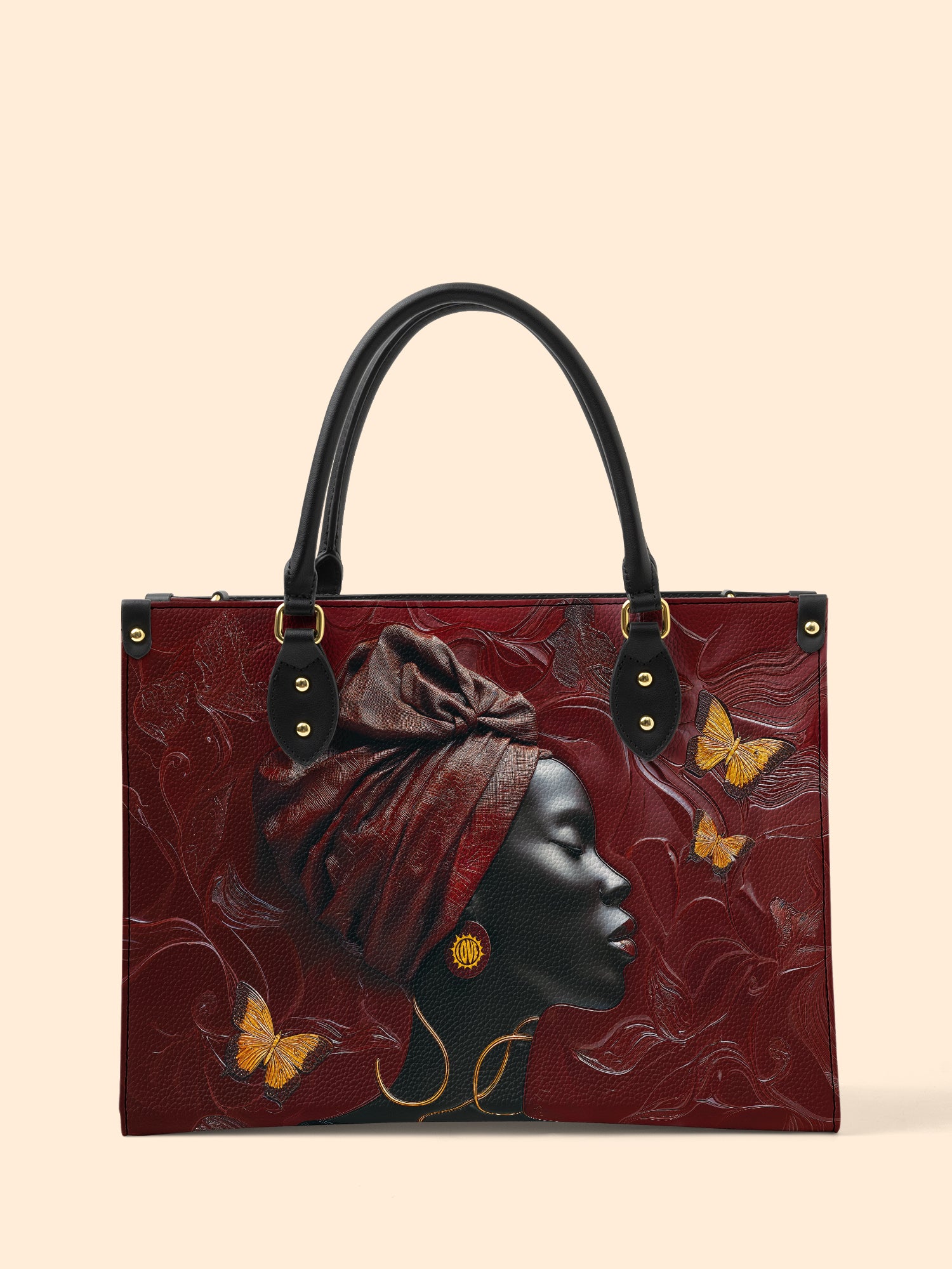 Gilded Grace Premium Leather Handbag QR0XD163