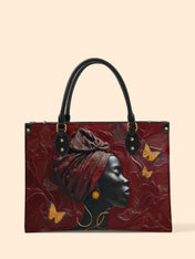 Gilded Grace Premium Leather Handbag QR0XD163