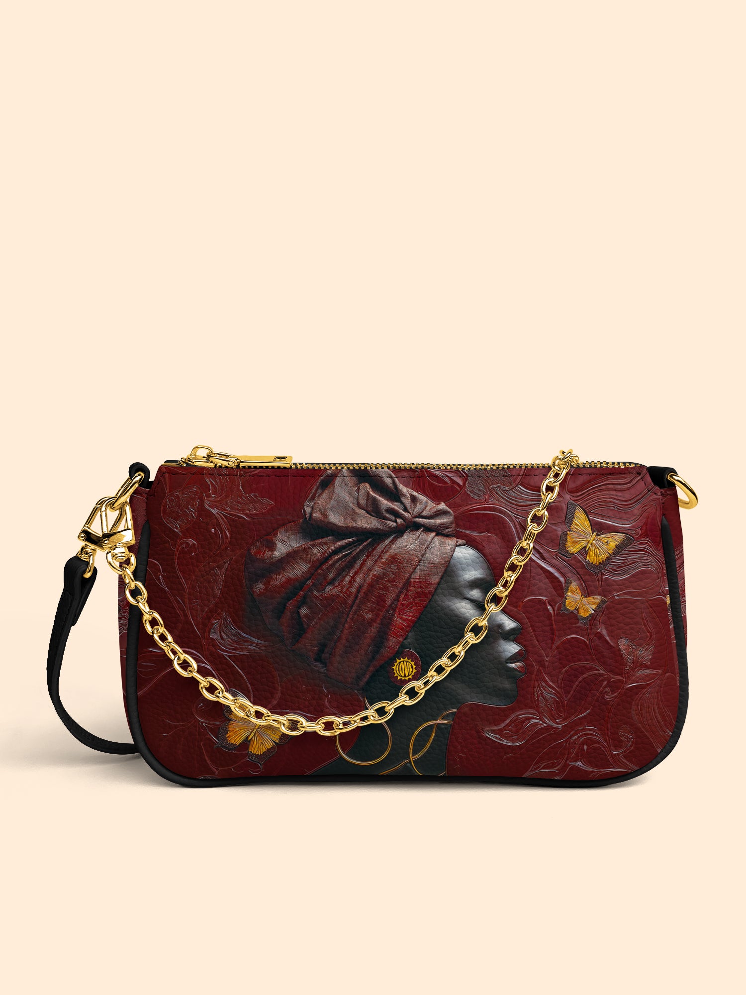 Gilded Grace Classic Zip Pochette QR0XD164