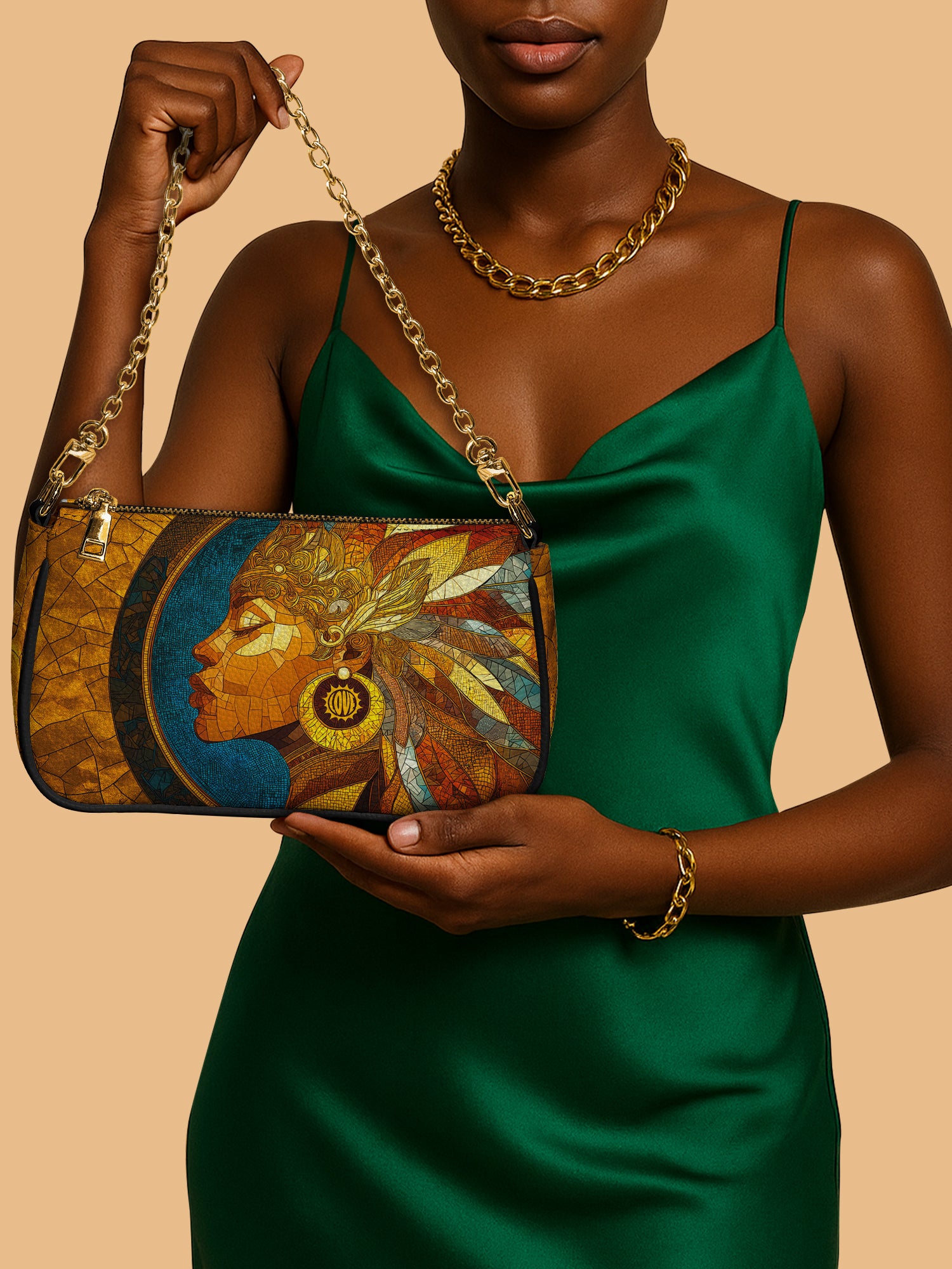 Solar Mosaic Classic Zip Pochette QR0TV016