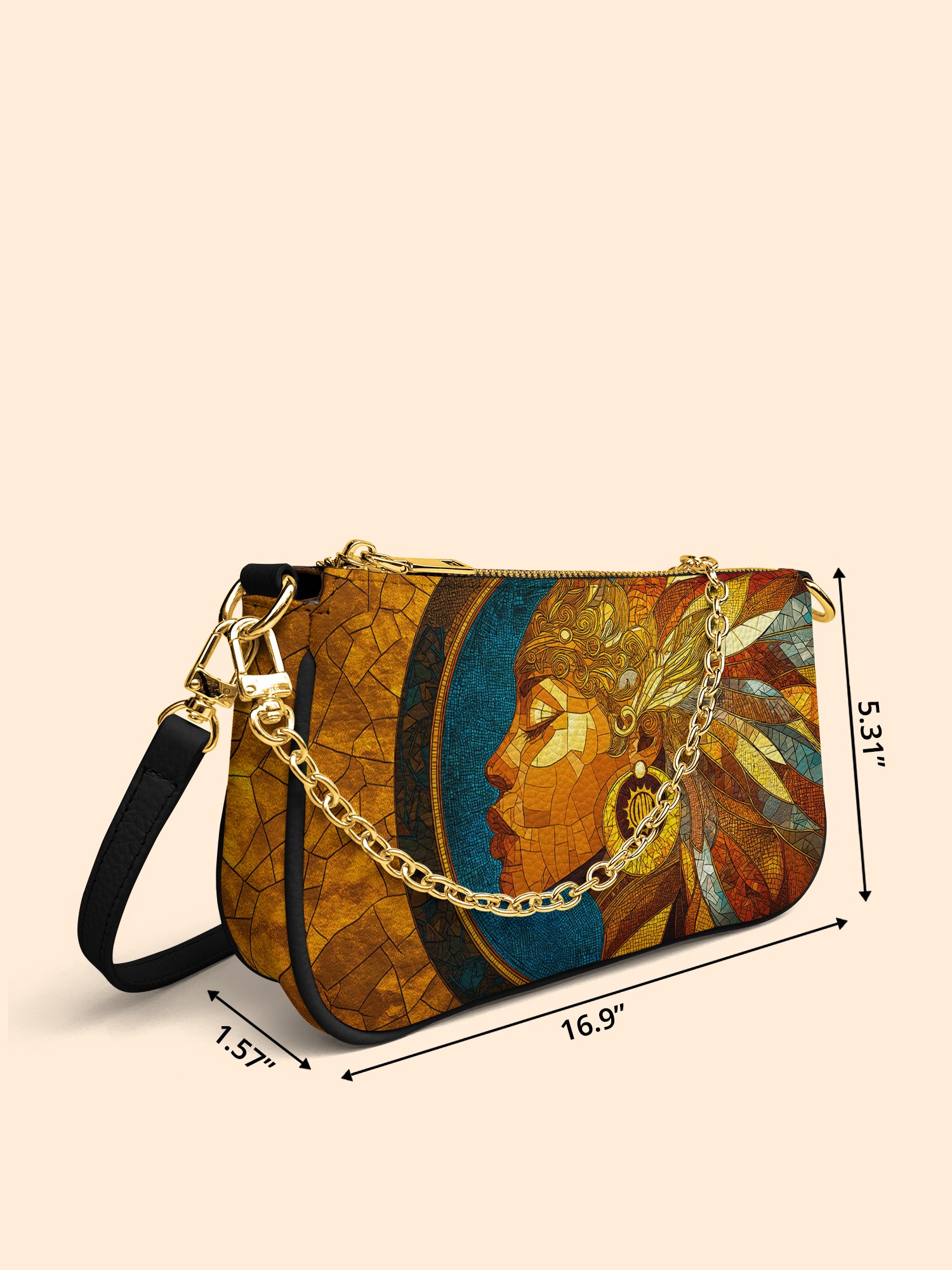 Solar Mosaic Classic Zip Pochette QR0TV016