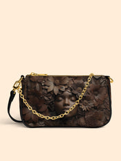 Wooden Bloom Classic Zip Pochette QR0TV017