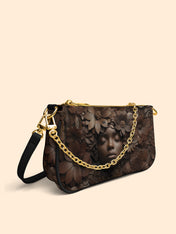 Wooden Bloom Classic Zip Pochette QR0TV017