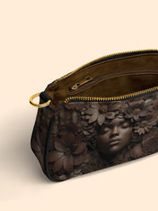 Wooden Bloom Classic Zip Pochette QR0TV017