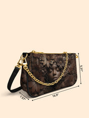 Wooden Bloom Classic Zip Pochette QR0TV017