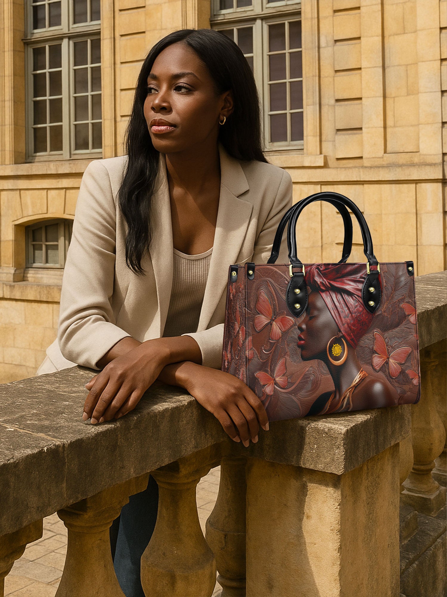 Whisper Bloom Premium Leather Handbag QR0XD135