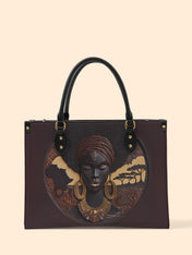 Africa's Soul Premium Leather Handbag QR0TD092