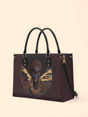 Africa's Soul Premium Leather Handbag QR0TD092