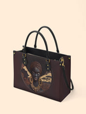 Africa's Soul Premium Leather Handbag QR0TD092