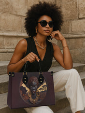 Africa's Soul Premium Leather Handbag QR0TD092