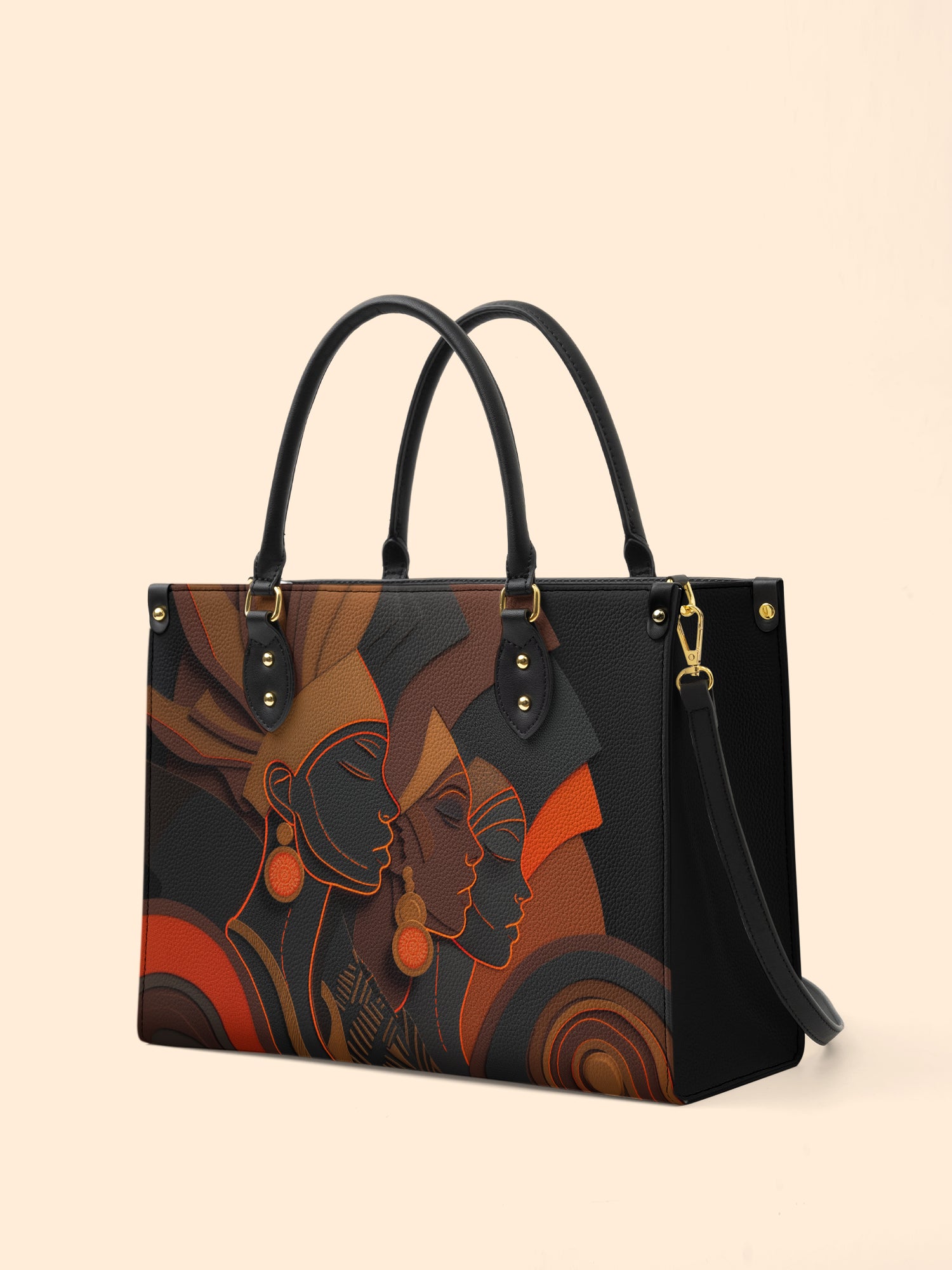 Illuminated Silence Premium Leather Handbag QR0TD087