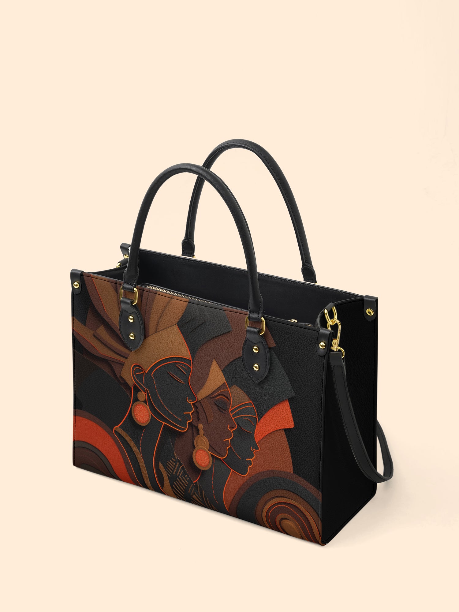 Illuminated Silence Premium Leather Handbag QR0TD087