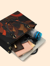 Illuminated Silence Premium Leather Handbag QR0TD087