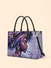 Purple Radiance Premium Leather Handbag QR0TD094