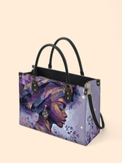 Purple Radiance Premium Leather Handbag QR0TD094