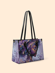 Purple Radiance Premium Leather Handbag QR0TD094