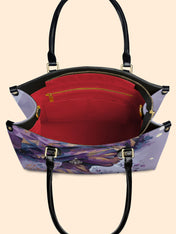 Purple Radiance Premium Leather Handbag QR0TD094