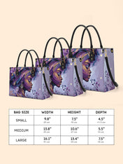 Purple Radiance Premium Leather Handbag QR0TD094
