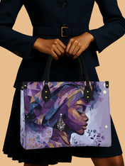 Purple Radiance Premium Leather Handbag QR0TD094