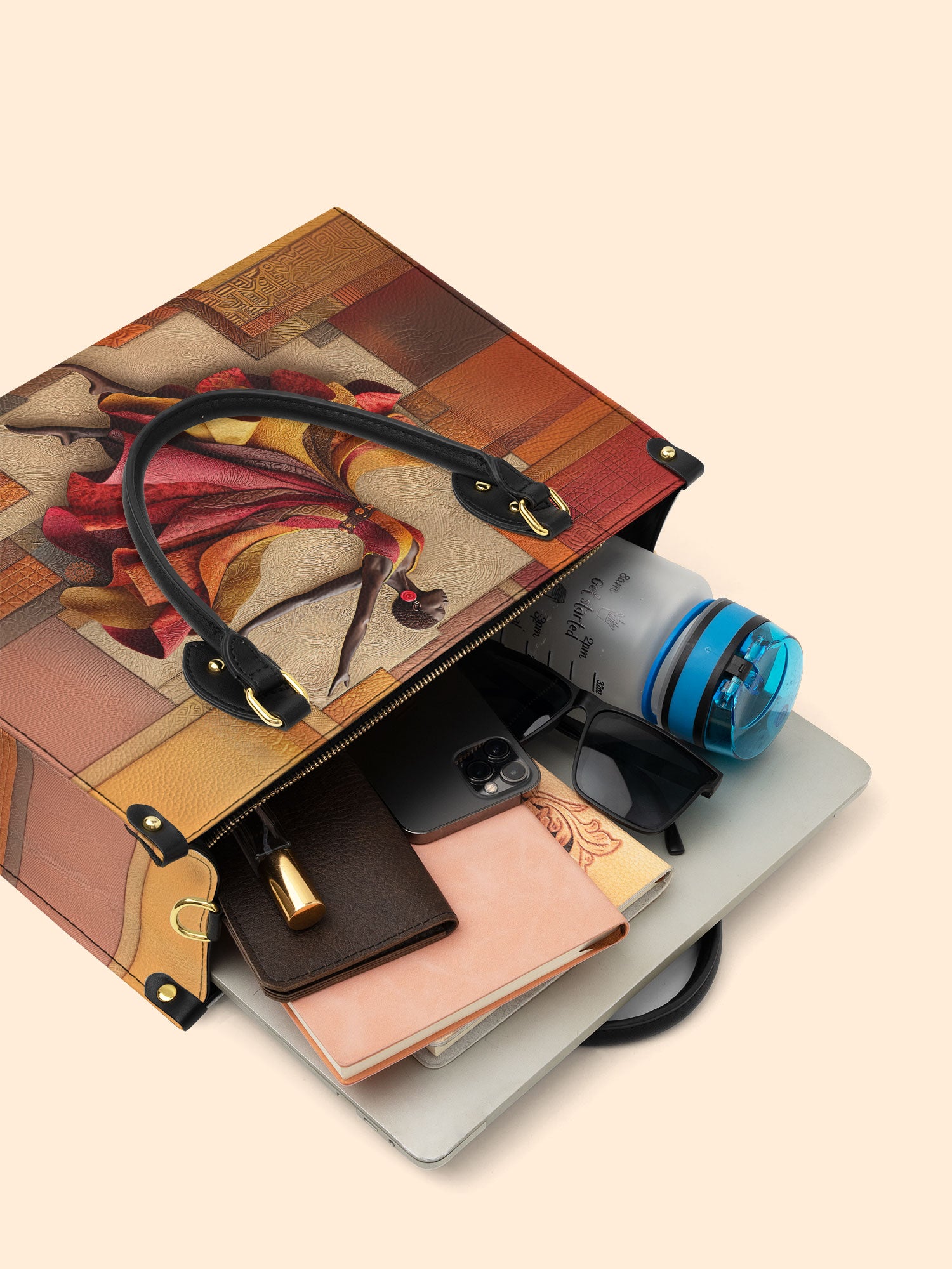 Rhythm of the Soul Premium Leather Handbag QR0TD090