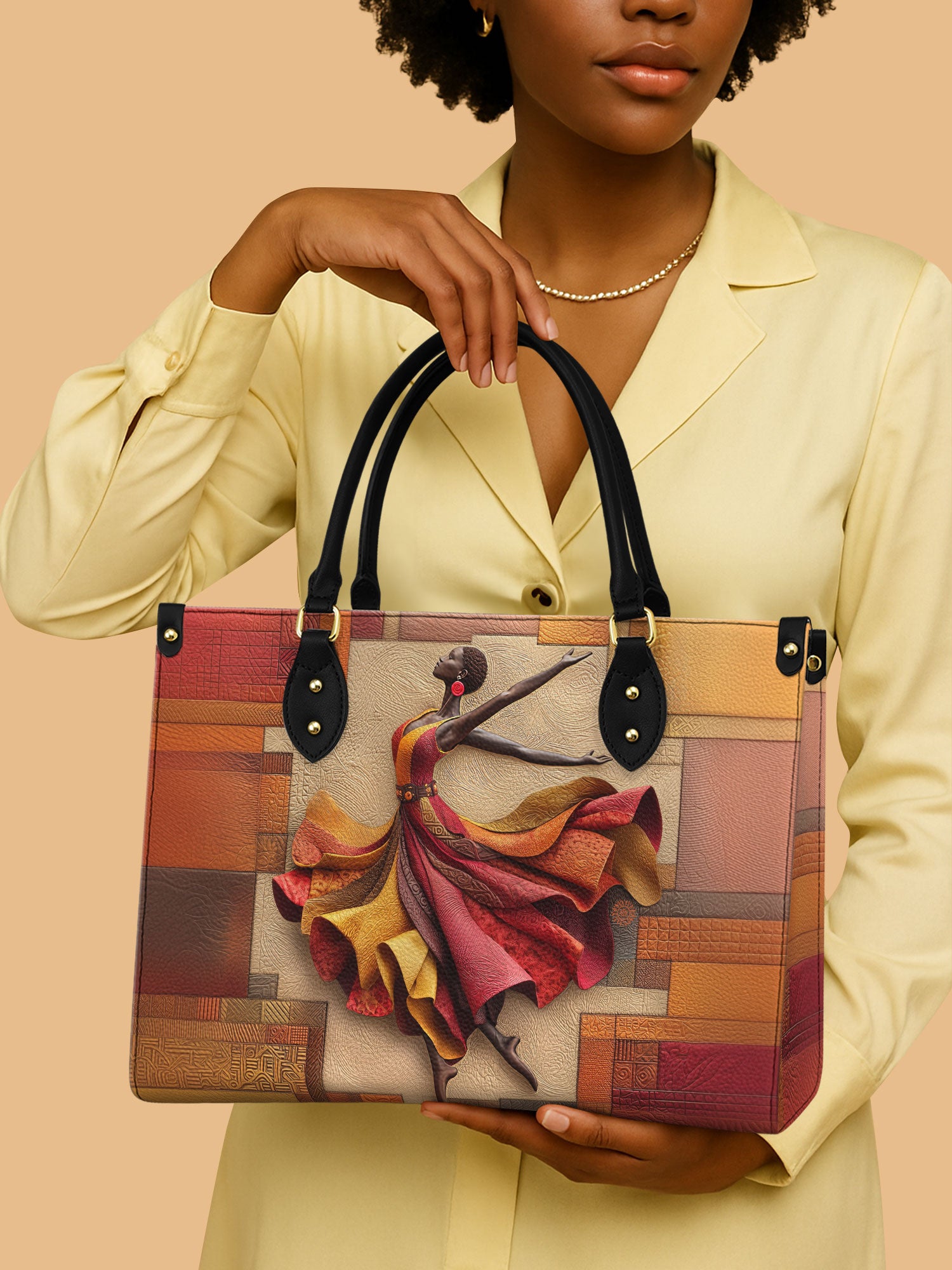 Rhythm of the Soul Premium Leather Handbag QR0TD090