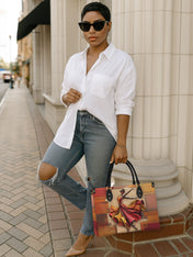 Rhythm of the Soul Premium Leather Handbag QR0TD090