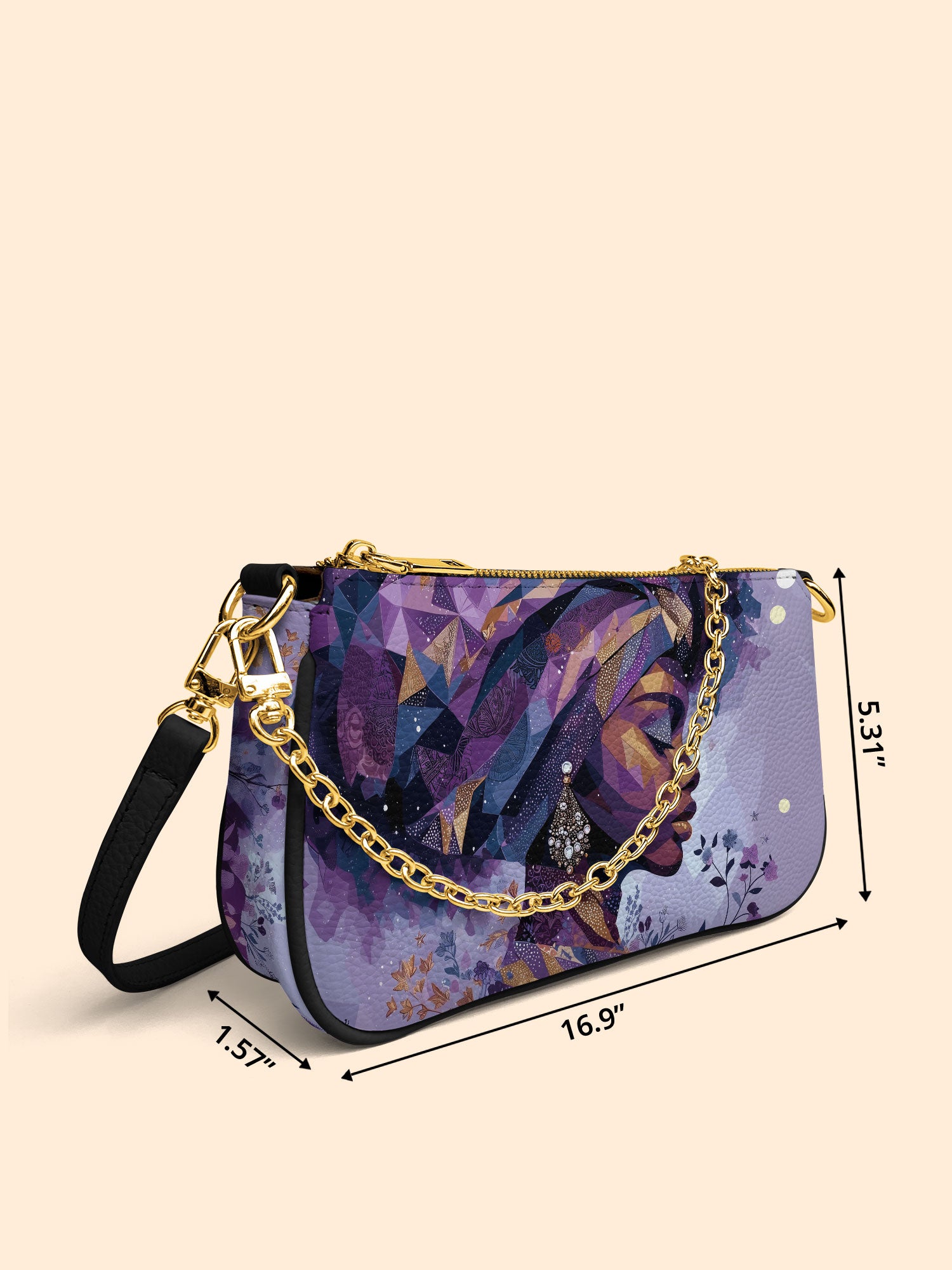 Purple Radiance Classic Zip Pochette QR0TD085