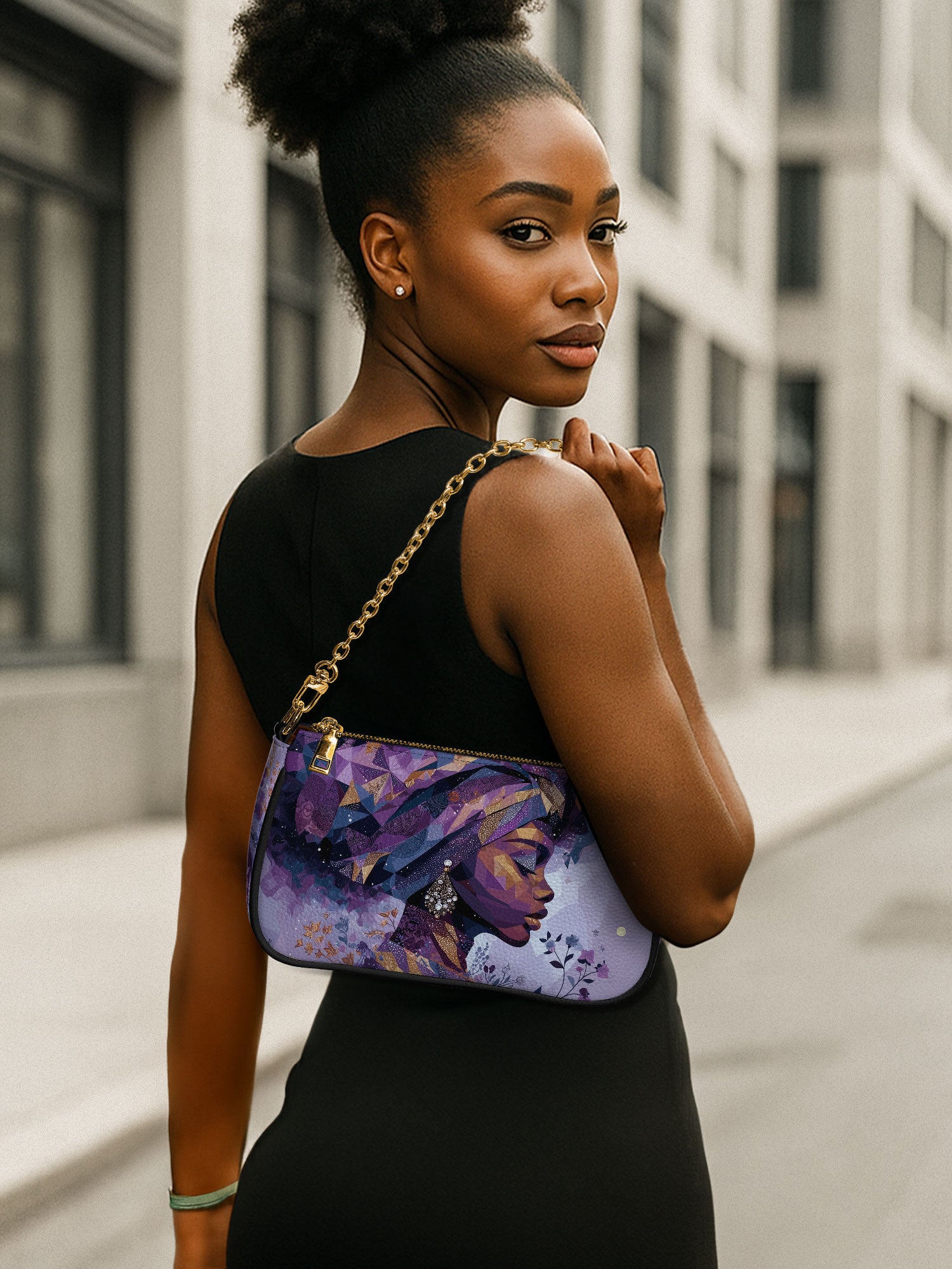 Purple Radiance Classic Zip Pochette QR0TD085