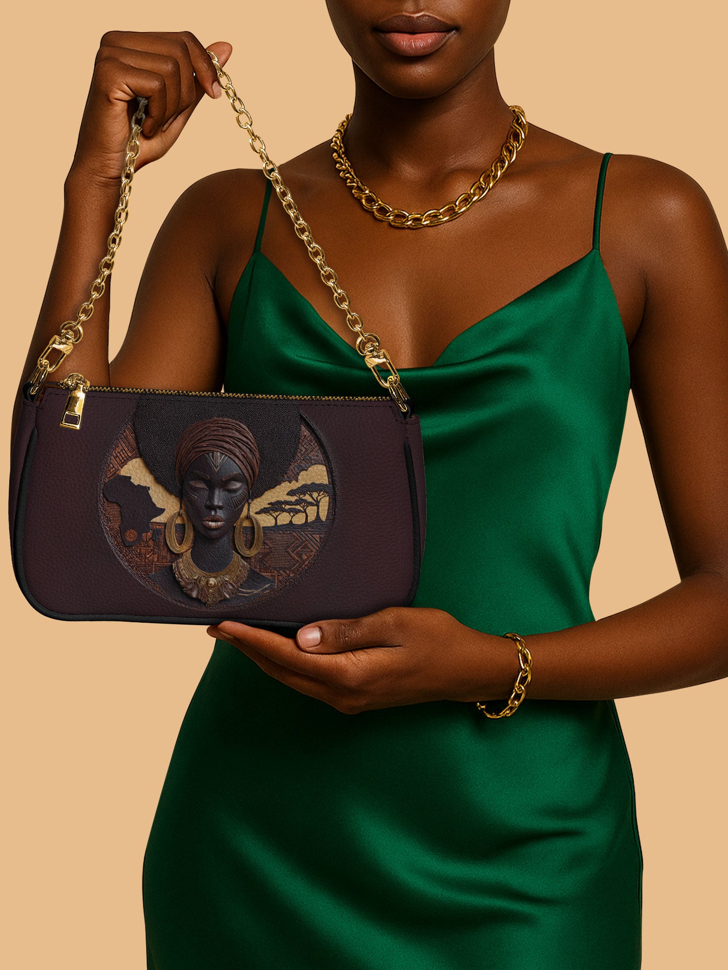 Africa's Soul Classic Zip Pochette QR0TD083
