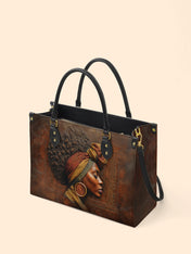 Afro-Elegance Premium Leather Handbag QR0HH022