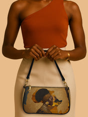 African Tribe Woman Classic Zip Pochette QR0HH028