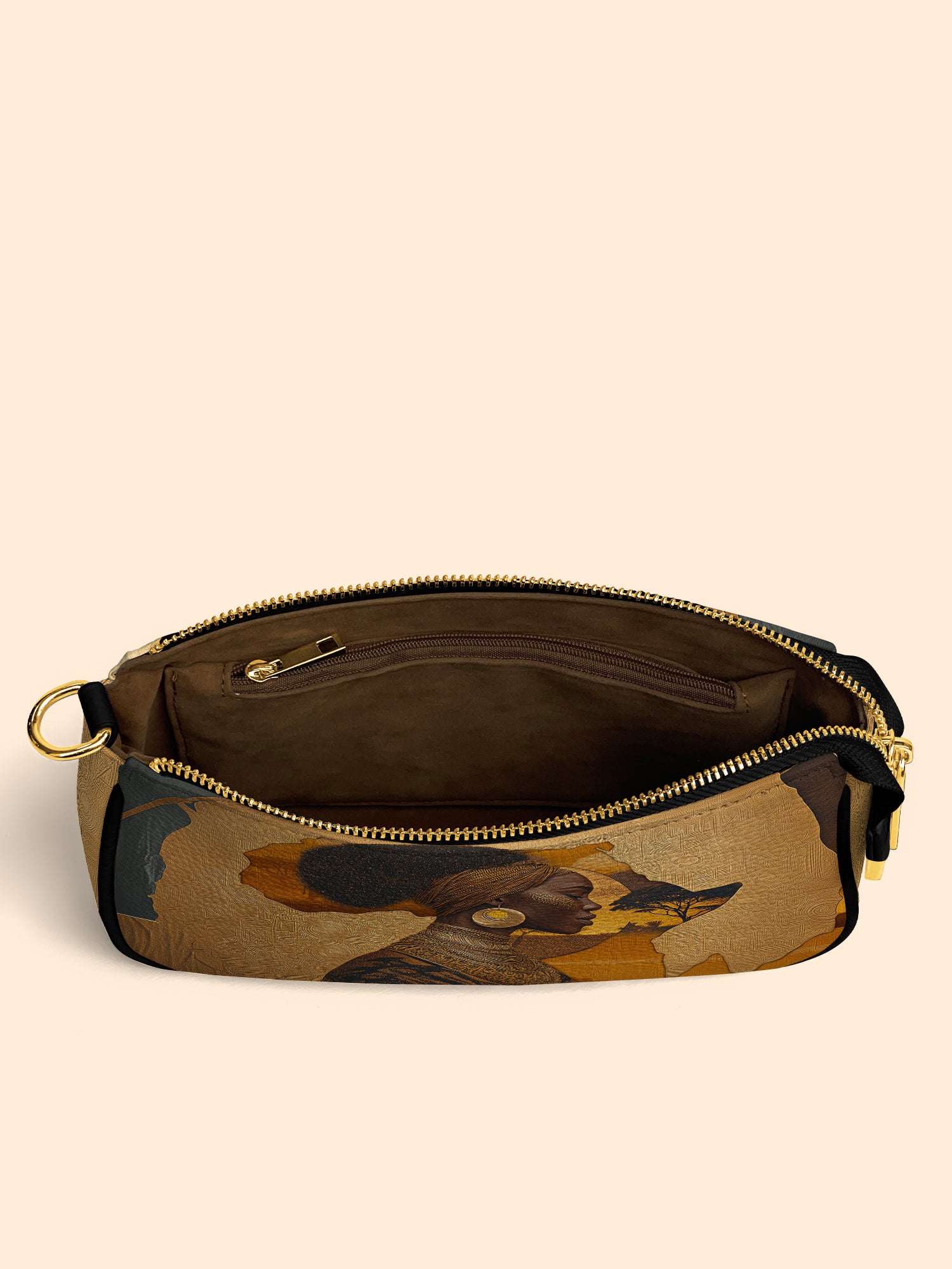 African Tribe Woman Classic Zip Pochette QR0HH028