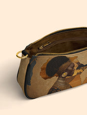 African Tribe Woman Classic Zip Pochette QR0HH028