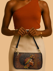 Afro-Elegance Classic Zip Pochette QR0HH027