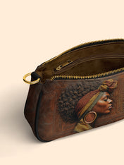 Afro-Elegance Classic Zip Pochette QR0HH027