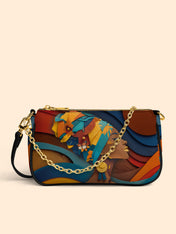 Woman in Headwrap Classic Zip Pochette QR0HH026
