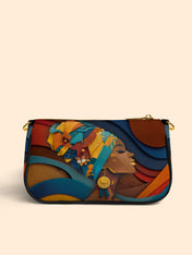 Woman in Headwrap Classic Zip Pochette QR0HH026