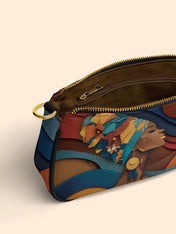 Woman in Headwrap Classic Zip Pochette QR0HH026