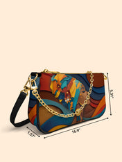 Woman in Headwrap Classic Zip Pochette QR0HH026