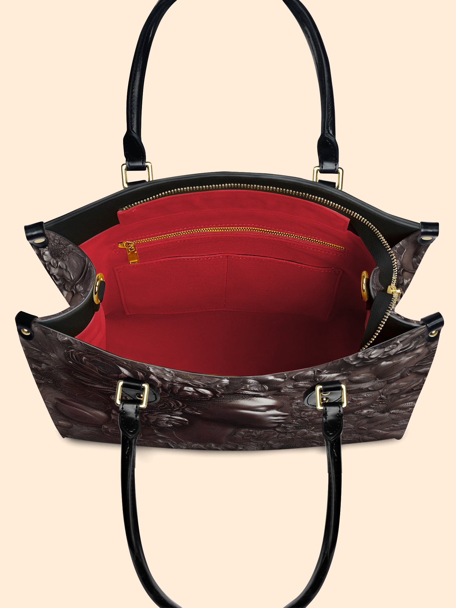 Florissant Grace Premium Leather Handbag QR0XD185