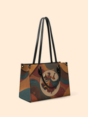Dancing Rhythm Premium Leather Handbag QR0XD181