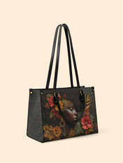 Floral Grace Premium Leather Handbag QR0XD184