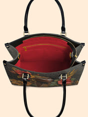 Floral Grace Premium Leather Handbag QR0XD184