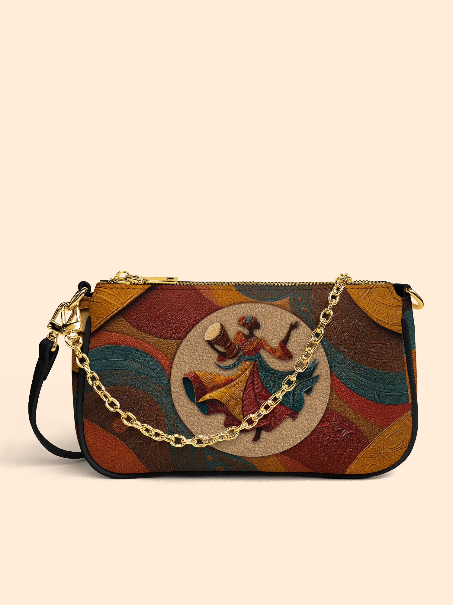 Dancing Rhythm Classic Zip Pochette QR0XD192